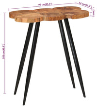 Baumstamm-Bartisch 90x54x105 cm Massivholz Akazie
