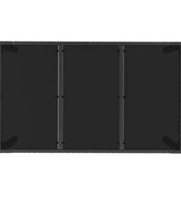 7-tlg. Garten-Essgruppe mit Kissen Schwarz Poly Rattan