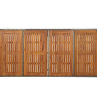 7-tlg. Garten-Essgruppe mit Kissen Grau Poly Rattan