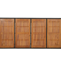 7-tlg. Garten-Essgruppe mit Kissen Schwarz Poly Rattan