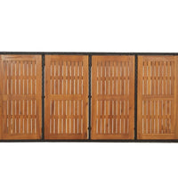 7-tlg. Garten-Essgruppe mit Kissen Schwarz Poly Rattan