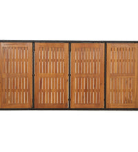 7-tlg. Garten-Essgruppe mit Kissen Schwarz Poly Rattan
