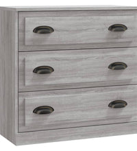 Sideboards 2 Stk. Grau Sonoma Holzwerkstoff