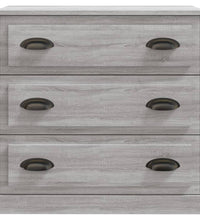 Sideboards 2 Stk. Grau Sonoma Holzwerkstoff