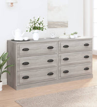 Sideboards 2 Stk. Grau Sonoma Holzwerkstoff