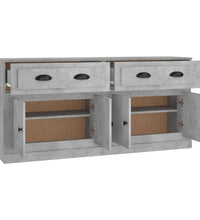 Sideboards 2 Stk. Betongrau Holzwerkstoff