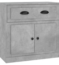 Sideboards 2 Stk. Betongrau Holzwerkstoff