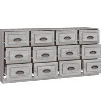 Sideboards 2 Stk. Grau Sonoma Holzwerkstoff