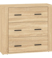 Sideboards 3 Stk. Sonoma-Eiche Holzwerkstoff