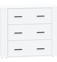 Sideboards 2 Stk. Weiß Holzwerkstoff