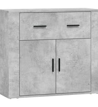 Sideboards 3 Stk. Betongrau Holzwerkstoff