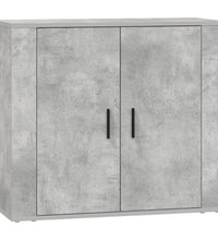 Sideboards 3 Stk. Betongrau Holzwerkstoff