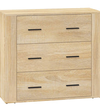 Sideboards 3 Stk. Sonoma-Eiche Holzwerkstoff