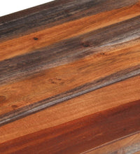 Sitzbank mit Rückenlehne 160 cm Grau Massivholz Akazie