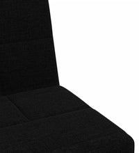 Schlafsofa in L-Form Schwarz 255x140x70 cm Stoff