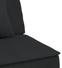 Schlafsofa in L-Form Schwarz 255x140x70 cm Samt