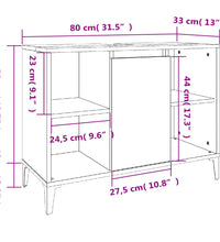 3-tlg. Badmöbel-Set Weiß Holzwerkstoff