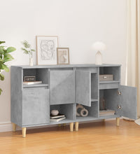 Sideboards 2 Stk. Betongrau 60x35x70 cm Holzwerkstoff