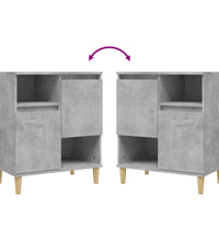 Sideboards 2 Stk. Betongrau 60x35x70 cm Holzwerkstoff