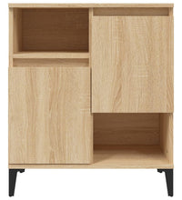 Sideboards 2 Stk. Sonoma-Eiche 60x35x70 cm Holzwerkstoff