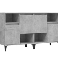 Sideboards 2 Stk. Betongrau 60x35x70 cm Holzwerkstoff