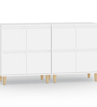 Sideboards 2 Stk. Weiß 60x35x70 cm Holzwerkstoff