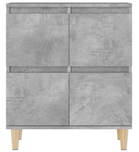 Sideboards 2 Stk. Betongrau 60x35x70 cm Holzwerkstoff