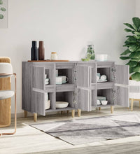 Sideboards 2 Stk. Grau Sonoma 60x35x70 cm Holzwerkstoff