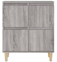 Sideboards 2 Stk. Grau Sonoma 60x35x70 cm Holzwerkstoff