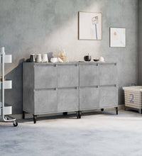 Sideboards 2 Stk. Betongrau 60x35x70 cm Holzwerkstoff