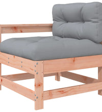 7-tlg. Garten-Lounge-Set mit Kissen Massivholz Douglasie