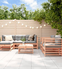 7-tlg. Garten-Lounge-Set mit Kissen Massivholz Douglasie