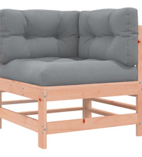 7-tlg. Garten-Lounge-Set mit Kissen Massivholz Douglasie