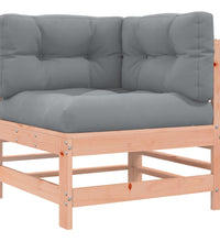 7-tlg. Garten-Lounge-Set mit Kissen Massivholz Douglasie