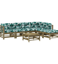 7-tlg. Garten-Lounge-Set mit Kissen Imprägniertes Kiefernholz