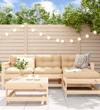 5-tlg. Garten-Lounge-Set Massivholz Kiefer