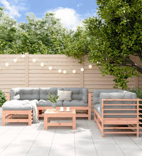 7-tlg. Garten-Lounge-Set Massivholz Douglasie