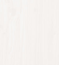 7-tlg. Garten-Lounge-Set Weiß Massivholz Kiefer