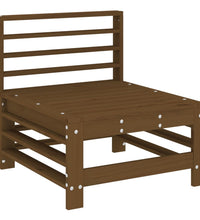 7-tlg. Garten-Lounge-Set Honigbraun Massivholz Kiefer