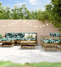 7-tlg. Garten-Lounge-Set Kiefernholz Imprägniert