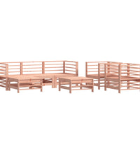 7-tlg. Garten-Lounge-Set Massivholz Douglasie