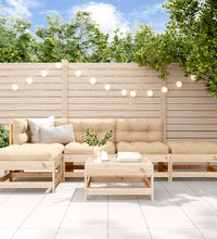 6-tlg. Garten-Lounge-Set Massivholz Kiefer