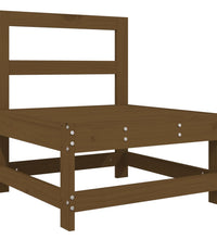 7-tlg. Garten-Lounge-Set Honigbraun Massivholz Kiefer