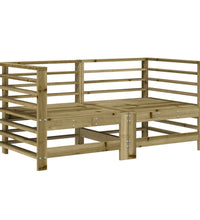 7-tlg. Garten-Lounge-Set Kiefernholz Imprägniert