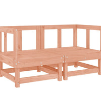 7-tlg. Garten-Lounge-Set Massivholz Douglasie