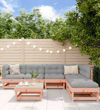 7-tlg. Garten-Lounge-Set Massivholz Douglasie