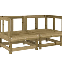 7-tlg. Garten-Lounge-Set Kiefernholz Imprägniert