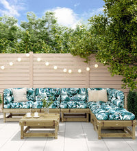 7-tlg. Garten-Lounge-Set Kiefernholz Imprägniert