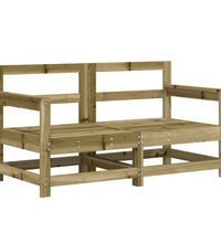 7-tlg. Garten-Lounge-Set Kiefernholz Imprägniert