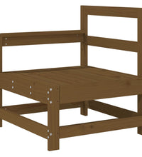 7-tlg. Garten-Lounge-Set Honigbraun Massivholz Kiefer